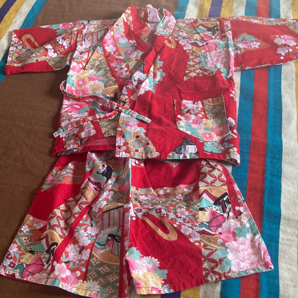 Toddler Jinbei kimono 2 piece